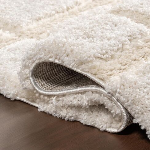 nuLOOM Christabel Checkered High-Low Shag Area Rug, 4x6, Beige in Saudi Arabia