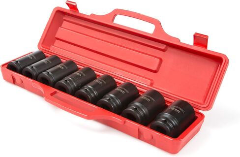 TEKTON 3/4 Inch Drive Deep 6-Point Impact Socket Set, 22-Piece (7/8-2 in.) | 48995 in Kuwait