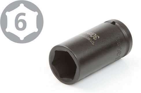 TEKTON 3/4 Inch Drive Deep 6-Point Impact Socket Set, 22-Piece (7/8-2 in.) | 48995 in Kuwait