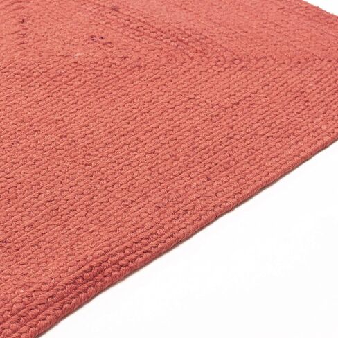 Super Area Rugs Lichfield Handmade Solid Reversible Indoor/Outdoor Braided Rug Charcoal Gray 3' x 5' Rectangle in Saudi Arabia