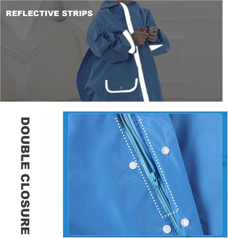 Kids Raincoats Waterproof Rain Jacket Cartoon Children Toddler Rain Wear Hooded Rain Poncho Reusable Rainwear in Saudi Arabia