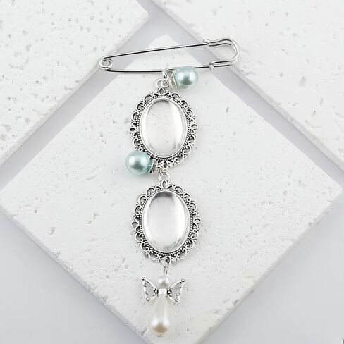 Wedding Bouquet Memorial Charm Bridal Bouquet Photo Charm for Wedding Memory Walk Down The Aisle You are Always in My Heart Something Blue for Bridal in Saudi Arabia