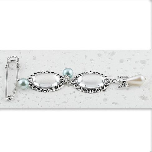Wedding Bouquet Memorial Charm Bridal Bouquet Photo Charm for Wedding Memory Walk Down The Aisle You are Always in My Heart Something Blue for Bridal in Saudi Arabia
