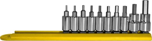 Mayhew Tools 16006 مجموعة محركات مزدوجة منخفضة المستوى مطلية بالتيتانيوم، مربعة ثلاثية، 8 قطع in Kuwait