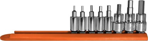 Mayhew Tools 16006 مجموعة محركات مزدوجة منخفضة المستوى مطلية بالتيتانيوم، مربعة ثلاثية، 8 قطع in Kuwait