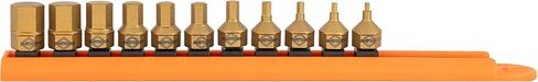 Mayhew Tools 16006 مجموعة محركات مزدوجة منخفضة المستوى مطلية بالتيتانيوم، مربعة ثلاثية، 8 قطع in Kuwait