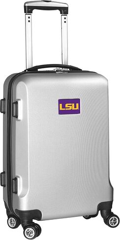 NCAA LSU Tigers حقيبة حمل الأمتعة الصلبة، فضي in Saudi Arabia