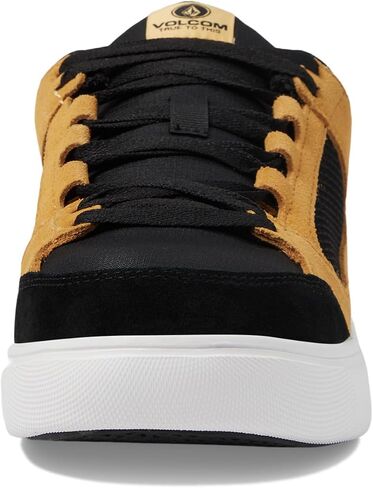 حذاء Volcom® Evolve EH Comp Toe للرجال - الجزء العلوي من الجلد السويدي والجلد - نعل داخلي ناعم - بطانة من الإسفنج الذكي أسود/قمح 7 M in Saudi Arabia