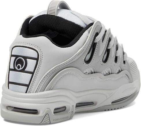Osiris Men's D3 2001 Skate Shoe, Grey/Black/Grey, 13 in Saudi Arabia