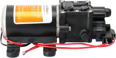 Amarine Made 12 فولت مضخة الحجاب الحاجز لضغط المياه ذاتية التحضير 1.3 GPM 100 PSI للقافلة/RV/القارب/البحرية in Saudi Arabia