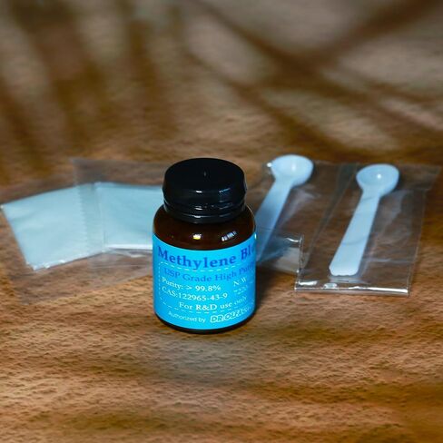 مسحوق الميثيلين الأزرق 20 جرامًا (درجة USP 99.8+%) - قم بإعداد محلول 2 لتر 1% [عبوة قيمة] (العلامة التجارية DR.OLFACTICS) in Kuwait