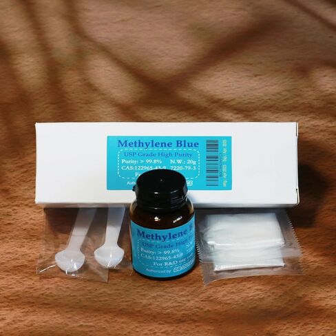مسحوق الميثيلين الأزرق 20 جرامًا (درجة USP 99.8+%) - قم بإعداد محلول 2 لتر 1% [عبوة قيمة] (العلامة التجارية DR.OLFACTICS) in Kuwait