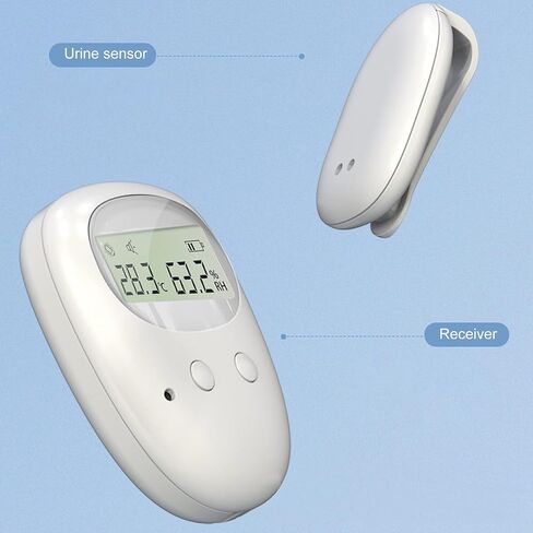 Wireless Bedwetting Alarm System, Premium Bedwetting Alarm for Boys Girls Kids with Sound and Vibration, to Wake Up Deep Sleepers Solution for Bedwetters in Saudi Arabia