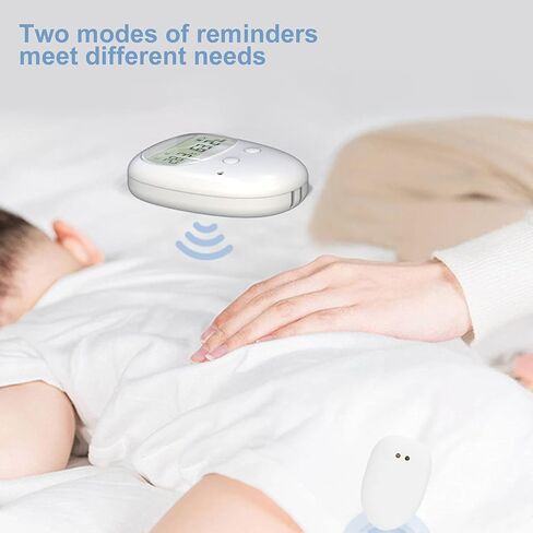 Wireless Bedwetting Alarm System, Premium Bedwetting Alarm for Boys Girls Kids with Sound and Vibration, to Wake Up Deep Sleepers Solution for Bedwetters in Saudi Arabia