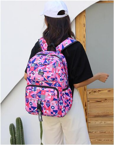 ORILOOSEN Leisure Backpack for Girls,School Bookbags for Primary and Middle School,Water Resistan Backpack (Blue), Medium in Kuwait