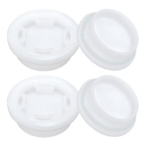 uxcell 4Pcs Bung Cap, 2'' Plastic Bung Hole Caps, Fine Thread Drum Bung Hole Cap for 55 Gallon Plastic Drums, Fuel Tank, Household Bucket Caps and Oil Tank