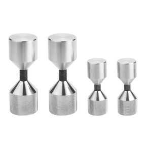 4 Pcs Flange Two Hole Pins, 1-1/8" Two Hole Alignment Pins & 1-5/8" Two Hole Alignment Pins, Stainless Steel