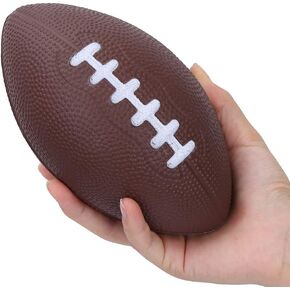 Mini Rugby Ball American Football Training Ball PU Inflatable Footballs for Indoor Outdoor Training Recreational Play