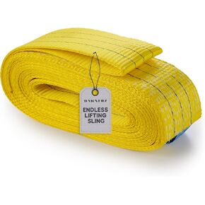 Endless Sling 8800 Lbs Vertical Wll 16ft - Lifting Sling - Industrial Slings: Endless Sling for Construction, Boat Lift Slings, Crane Lifting Straps