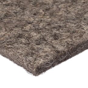 USA Sealing BULK-FS-F13-14 Grade F13 Felt Sheet, No Adhesive, 1/8" Height, 12" Width, 12" Length