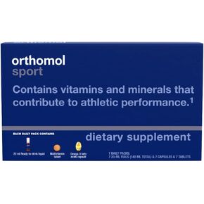 Orthomol Sport, 30-Day Supply, Premium Sports Nutrition Supplement with Vitamins A, B, C, D, E, Zinc, Iodine, Coenzyme Q10, L-Carnitine, Omega-3, and Essential Minerals for Optimal Performance