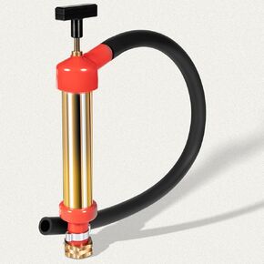 Yoursme 34060-0130 Universal Engine Oil Drain Hand Pump for 3/4" Garden Hose Fittings, 10.25" Length, 1.25" Diameter, Fit for Most Mercury Marine OMC Mercruiser Engines, Replace 802889A1 802889Q1