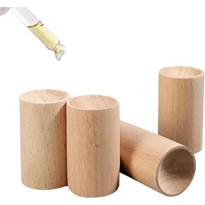 Wooden Essential Oil Diffuser, Fragrance Diffuser, Fragrance Retention, Long Lasting Fragrance for Home, Bathroom, Office, Closet, Shoe Closet, Toilet, Car, Yoga Room, Sauna Room, Pack of 10
