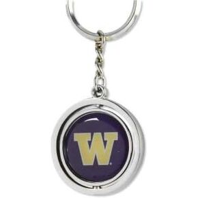 aminco NCAA unisex-adult Spinning Keychain