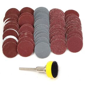 VideoPUP 300PCS 1 Inch Sanding Discs Pad with 1/8" Shank Backer Plate for Drill Grinder Rotary Tools 100-3000 Grit Sandpapers