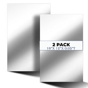 18 Gauge Metal Plate - High-Quality 12"x24" Cold Rolled Steel Sheets - Weldable Plate for General & Industrial Use