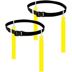 Flag Football Belt,2 pcs Adjustable Flag Football Belt for Teens Adult Indoor Outdoor Training