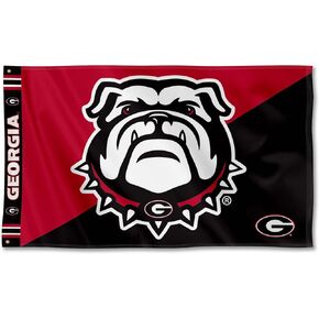 شركة College Flags & Banners Co. Georgia Bulldogs Bold Logo Premium Flag