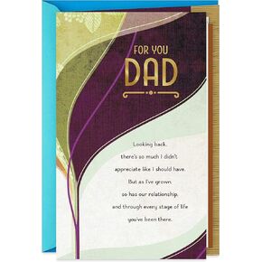 Hallmark Fathers Day Card for Dad from Son or Daughter (Love That Always Comes Through)