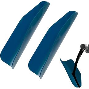 2 Pack Car Draining Tool Oil Funnel, Flexible Foldable Reusable Vehicle Oil Filter Accessories, Universal 14In x 6In Soft Automotive Drain Oil Guide Plate for Truck Motorcycles SUV Car (Blue)
