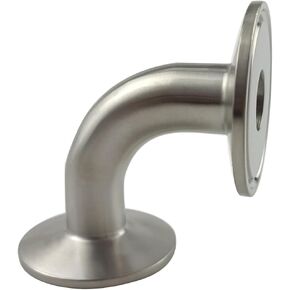 Polished 1.5" Tri Clover Compatible with 3/4 inch Tube Size Elbow 90 Degree SS304 Stainless Steel