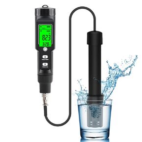 Dissolved Oxygen Meter with ATC,0-40.00 mg/L Measurement Range,Dissolved Oxygen Test Kit for Pond Aquarium Aquaculture and Water Fish Tank,DO Meter with Electrode Filling Fluid.
