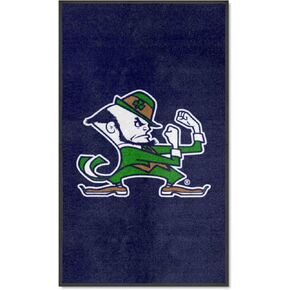 FANMATS 6722: Notre Dame 3X5 High-Traffic Mat with Durable Rubber Backing - Portrait Orientation