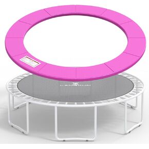 LANGXUN Universal Trampoline Repalcement Safety Pad, 8ft 10ft 12ft 14ft 15ft 16ft Waterproof Surround Spring Foam Cover for Round Frame
