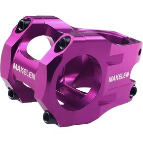 CNC Aluminum Alloy Bike Stem for 31.8mm (1-1/4") Handlebar and 28.6mm (1-1/8") Front Fork Stem for Mountain Bike Road Bike MTB