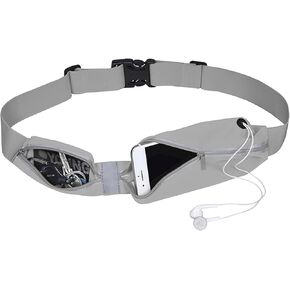 Running Belt for Men Women Sports Running Waist Pack Fanny Pack Fishing Belt Pouch Slim Running Gear Holder for ALL Phones Running Travel Camp