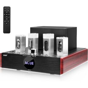 Bluetooth 5.0 Tube Amplifier,100W Stereo Hybrid Hi-Fi Vacuum Tube Class A/B Amplifier,Home Audio HiFi Stereo Receiver Integrated Amp with AUX/BT/USB/Optical/Coaxial inputs for Passive Speakers in Kuwait