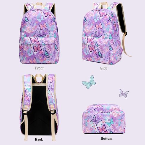 Octsky Backpack for Girls Teen Corduroy Bookbags Elementary Middle High School Bag Women Travel Daypacks Beige/Black in Kuwait