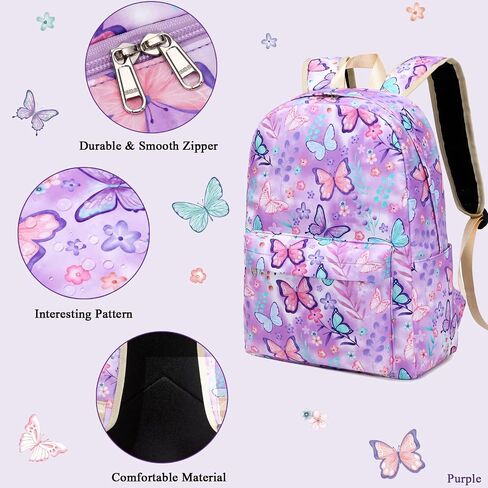 Octsky Backpack for Girls Teen Corduroy Bookbags Elementary Middle High School Bag Women Travel Daypacks Beige/Black in Kuwait