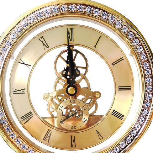 SHISEDECO Large Gear Wheel Hour Wall Clock-Premium Plastic，3D Moving Gear Wall Clock，Perfect for Living Room, Reading Room, Restaurant, Office Decor(Full Range Available) (B-Black) in Kuwait
