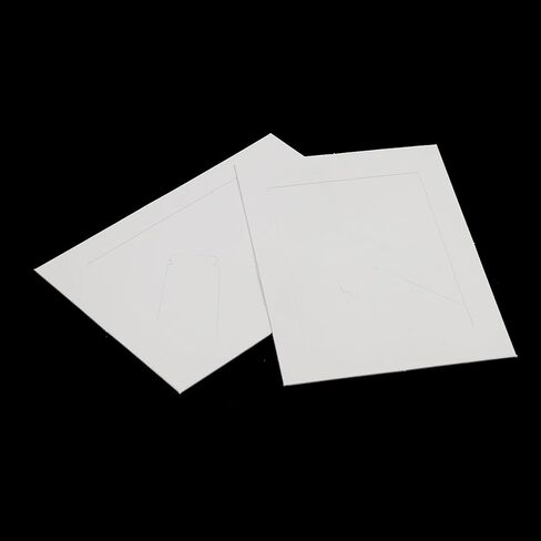 HEVSTIL 20Pcs Paper Photo Frames 4"x6" Kraft Cardboard Picture, Multipurpose DIY Kraft Paper Cardboard Photo Frame DIY Clip Photo Display Holders for Home, Office, Wedding, and Party Decor,White in Saudi Arabia