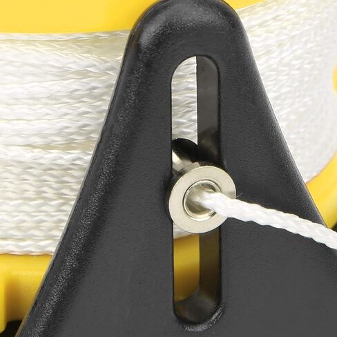 150ft Dive Reel With Thumb Stopper, Scuba Ratchet Diving High Visibility White Line Underwater Safety Accessory Handle Stop Switch SMB Cave Wreck Snorkeling Canoe Drift in Kuwait