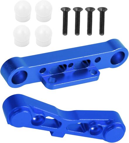 Aluminum Rear Lower Arm Suspension Mount Set Upgrades Part for Arrma 6S 1/8 Typhon Kraton Notorious 6S,Felony Infraction V2 Limitless Mojave Tailon 6S BLX, RC Hops Up RC Upgrades Part,Red in Saudi Arabia