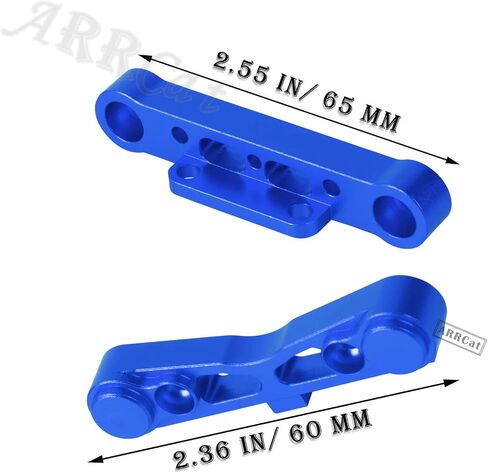 Aluminum Rear Lower Arm Suspension Mount Set Upgrades Part for Arrma 6S 1/8 Typhon Kraton Notorious 6S,Felony Infraction V2 Limitless Mojave Tailon 6S BLX, RC Hops Up RC Upgrades Part,Red in Saudi Arabia
