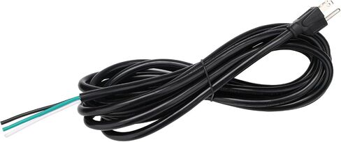 6ft 12 Gauge 3 Prong Replacement Power Supply Cable Cord - Heavy Duty Power Cord for Power Tools, Grinder and Dishwashers, Male-to-Male Appliance Electrical Cord, 110V 115V 120V Pigtail in Saudi Arabia
