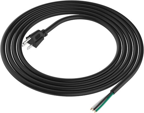 6ft 12 Gauge 3 Prong Replacement Power Supply Cable Cord - Heavy Duty Power Cord for Power Tools, Grinder and Dishwashers, Male-to-Male Appliance Electrical Cord, 110V 115V 120V Pigtail in Saudi Arabia